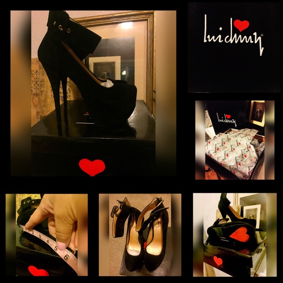Black Suede Platforms